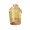 Premium Unfinished Heavy Turned Brass Keyless Short Socket, UNO Thread (48260U)