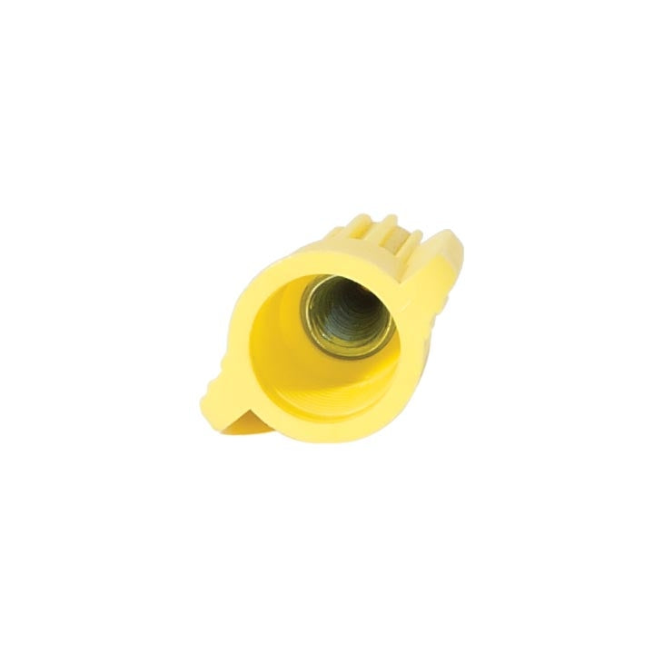 Yellow Wing Nut Wire Connector With Spring Insert (48487)