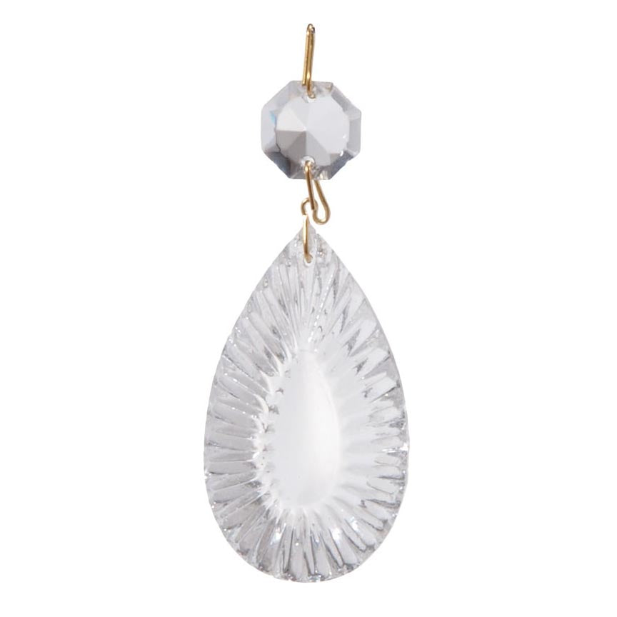 Clear Pendalogue, Fire Polished, your choice of 1-1/2" or 2" sizes (54000)