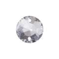 5/8" (16mm) Clear Crystal Round Rose Jewel (54030)
