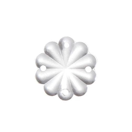 3/4" (20 mm) Clear Pressed Glass Rosette (54038)