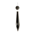 3" Black Crystal U-Drop Prism, ~4-1/4" overall length (55030D)