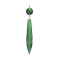3" Green U-Drop Prism, ~4-1/4" overall length (55030G)