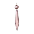 3" Pink U-Drop Prism, ~4-1/4" overall length (55030P)