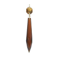 3" Amber U-Drop Prism, ~4-1/4" overall length (55030T)
