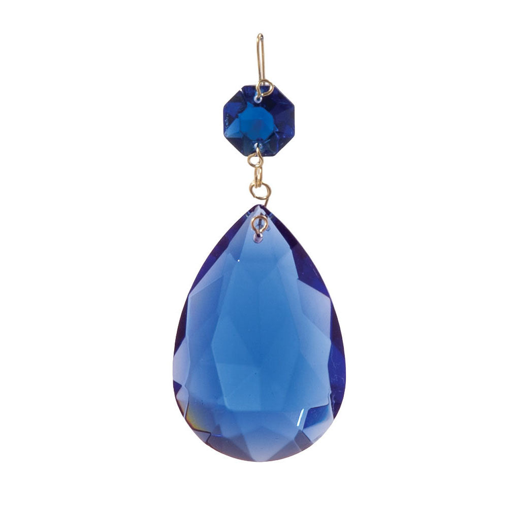 Cobalt Blue Glass Pendalogue, 1-1/2" and 2" sizes available (55090K)