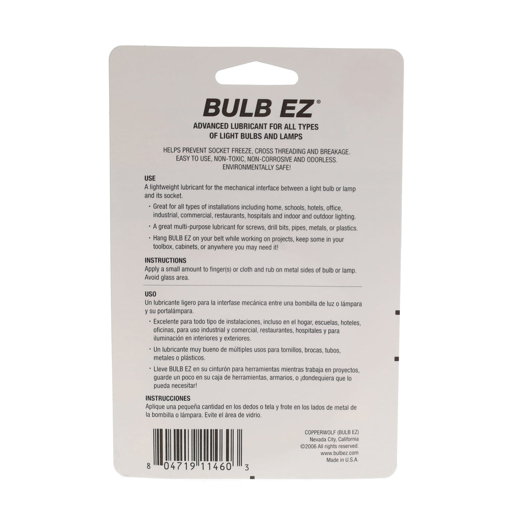 Bulb and Socket Lube, Non-Toxic, Odorless, Non-Corrosive (99048)