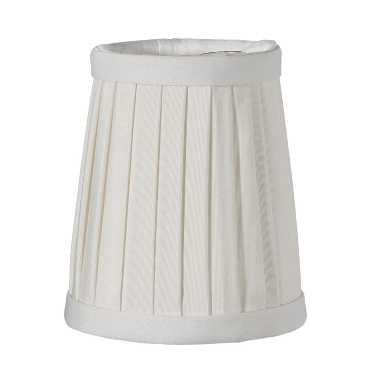 Off-White Color, Softback Mini Pleat Chandelier Shade (00706WE)
