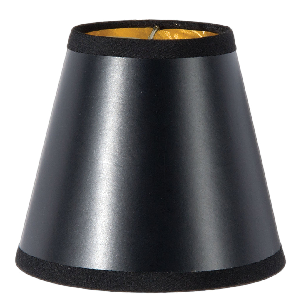 Hardback CHANDELIER EMPIRE, Matte Black color paper with luxurious Gold foil lining. (00780BE)