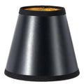 Hardback CHANDELIER EMPIRE, Matte Black color paper with luxurious Gold foil lining. (00780BE)