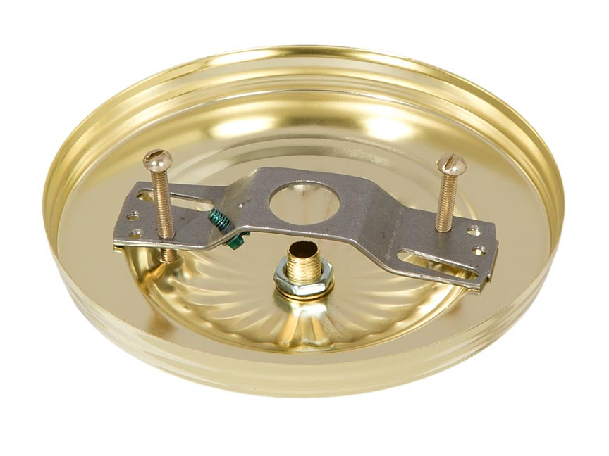 Brass Plated Steel Canopy Kit 5 1/4 inch Diameter (10801)