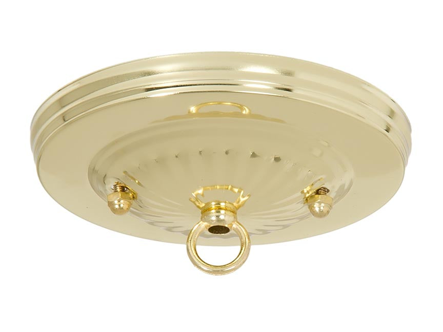 Brass Plated Steel Canopy Kit 5 1/4 inch Diameter (10801)