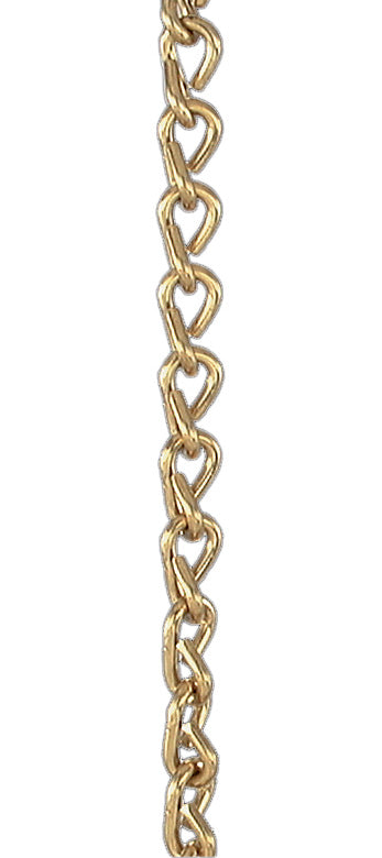 Heavy Oval Chain Brass – King's Chandelier Co