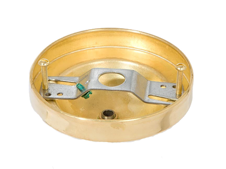 Deep Dome Shape Unfinished Brass Canopy ONLY or Canopy KIT with matching finish (11733U)