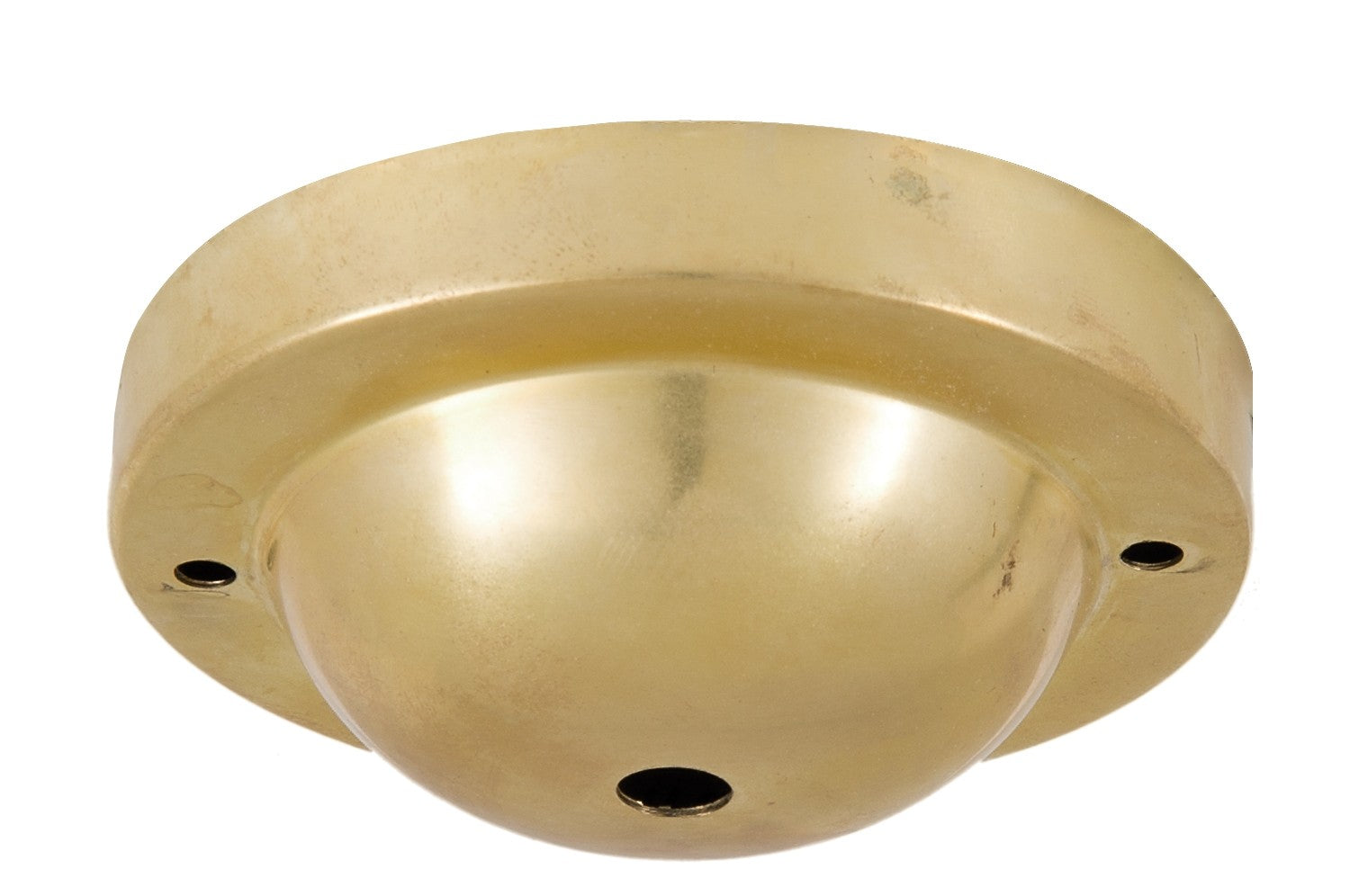 Deep Dome Shape Unfinished Brass Canopy ONLY or Canopy KIT with matching finish (11733U)