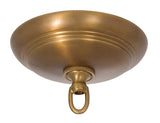 Antique Brass Solid Spun Brass Ribbed Canopy Kits