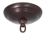Antique Bronze Solid Spun Brass Ribbed Canopy ONLY or Canopy KIT with matching finish