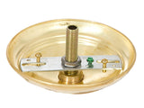 Unfinished Brass Solid Spun Brass Ribbed Canopy Kits