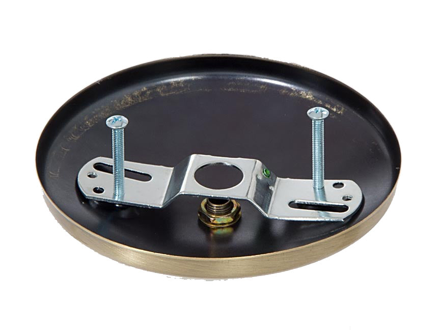 Antique Brass Modern Shallow Canopy Kit (11778A)