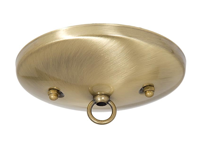 Antique Brass Modern Shallow Canopy Kit (11778A)