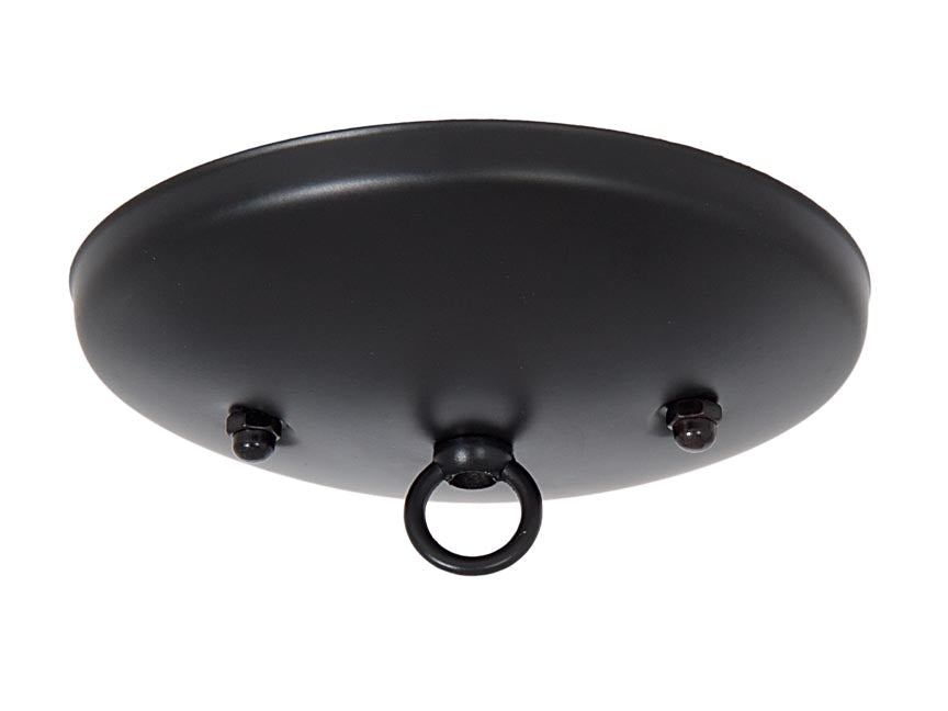 Satin Black Modern Shallow Canopy Kit (11778BK)