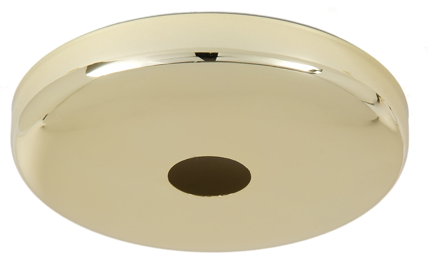 Brass Finish Plain Rounded Canopy and Canopy Kits (11781)