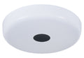 White Finish Plain Rounded Canopy Only (11781W)