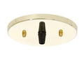 Brass Plated Modern Shallow Canopy and Canopy Kits (11783)