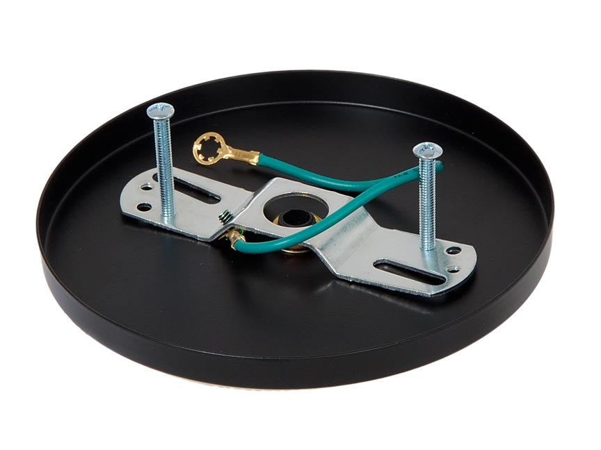 Black Modern Shallow Canopy and Canopy Kits (11783BK)