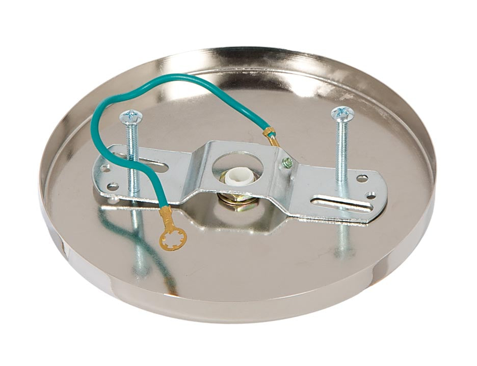 Nickel Modern Shallow Canopy and Canopy Kits (11783N)