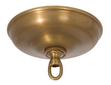 5 1/2 Inch Antique Brass Round Canopy ONLY or Canopy KIT with matching finish