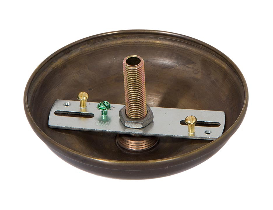 5 1/2 Inch Antique Bronze Round Canopy (11785B)