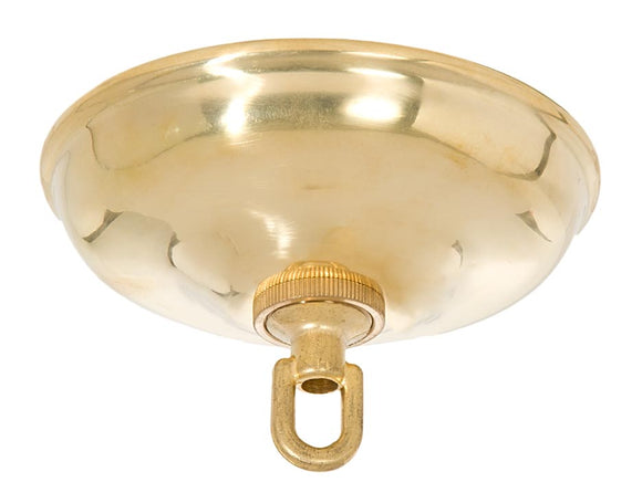5 1/2 Inch Brass Round Canopy ONLY or Canopy KIT with matching finish