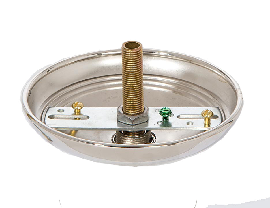 Nickel Screw Collar Ribbed Canopy Kits (11819N)