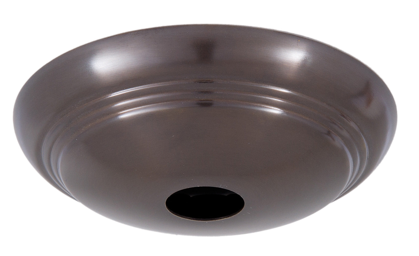 Antique Bronze Solid Spun Brass Ribbed Canopy ONLY or Canopy KIT with matching finish (11831B)