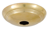 Unfinished Brass Solid Spun Brass Ribbed Canopy Kits