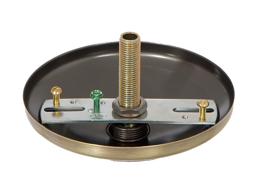 Antique Brass Screw Collar Canopy Kits (11834A)