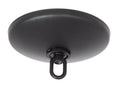 5" Diam Black Finish Modern Canopy KIT with Mounting Hardware (11834BK)