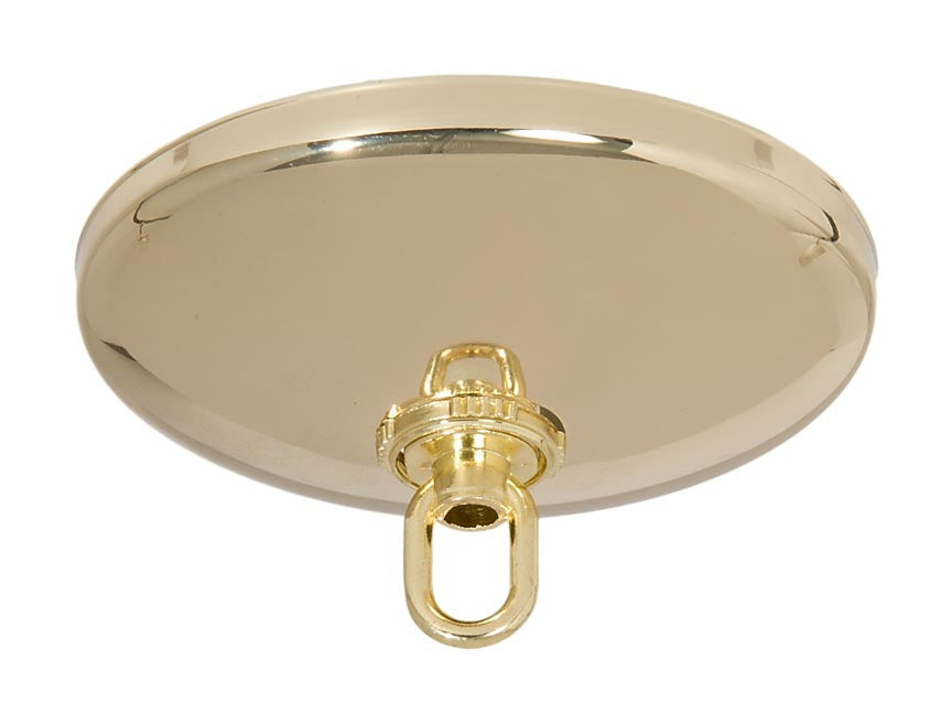 Polished Brass Screw Collar Canopy Kits with Mounting Hardware (11834)
