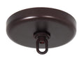 Antique Bronze Finish Plain Rounded Canopy Kit with Mounting Hardware (11850B)