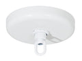 White Finish Plain Rounded Canopy Kits with Mounting Hardware (11850W)