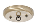 5 1/4 Inch Steel Canopy Kit with Antique Brass Finish (11879A)
