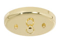 5 1/4 Inch Steel Canopy Kit with Brass Finish (11879)