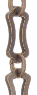 Antique Finish Arts and Crafts Style Brass Chain