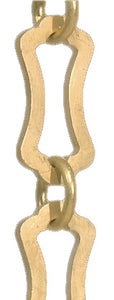 Solid Brass Arts and Crafts Style Chain