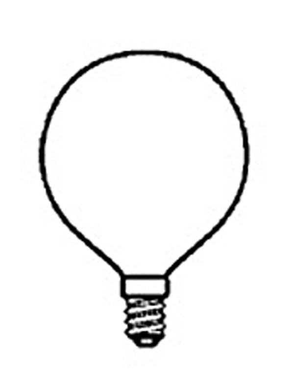 G-16 1/2, 2" Vanity Globe