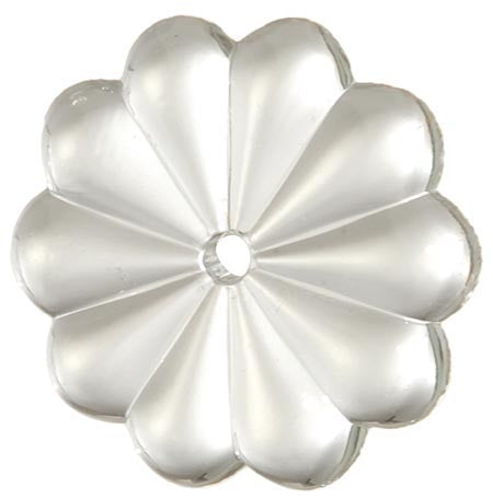 Glass Rosette Pendant