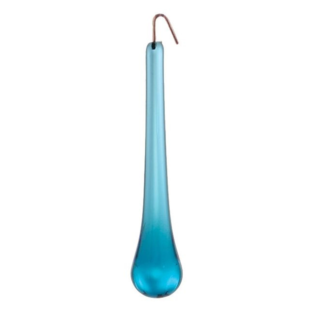 Light Blue Teardrop, 4" size with Brass Pin (54991)