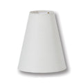Tapered Deep Empire Style Chandelier Shade: Off White Linen (00711F)